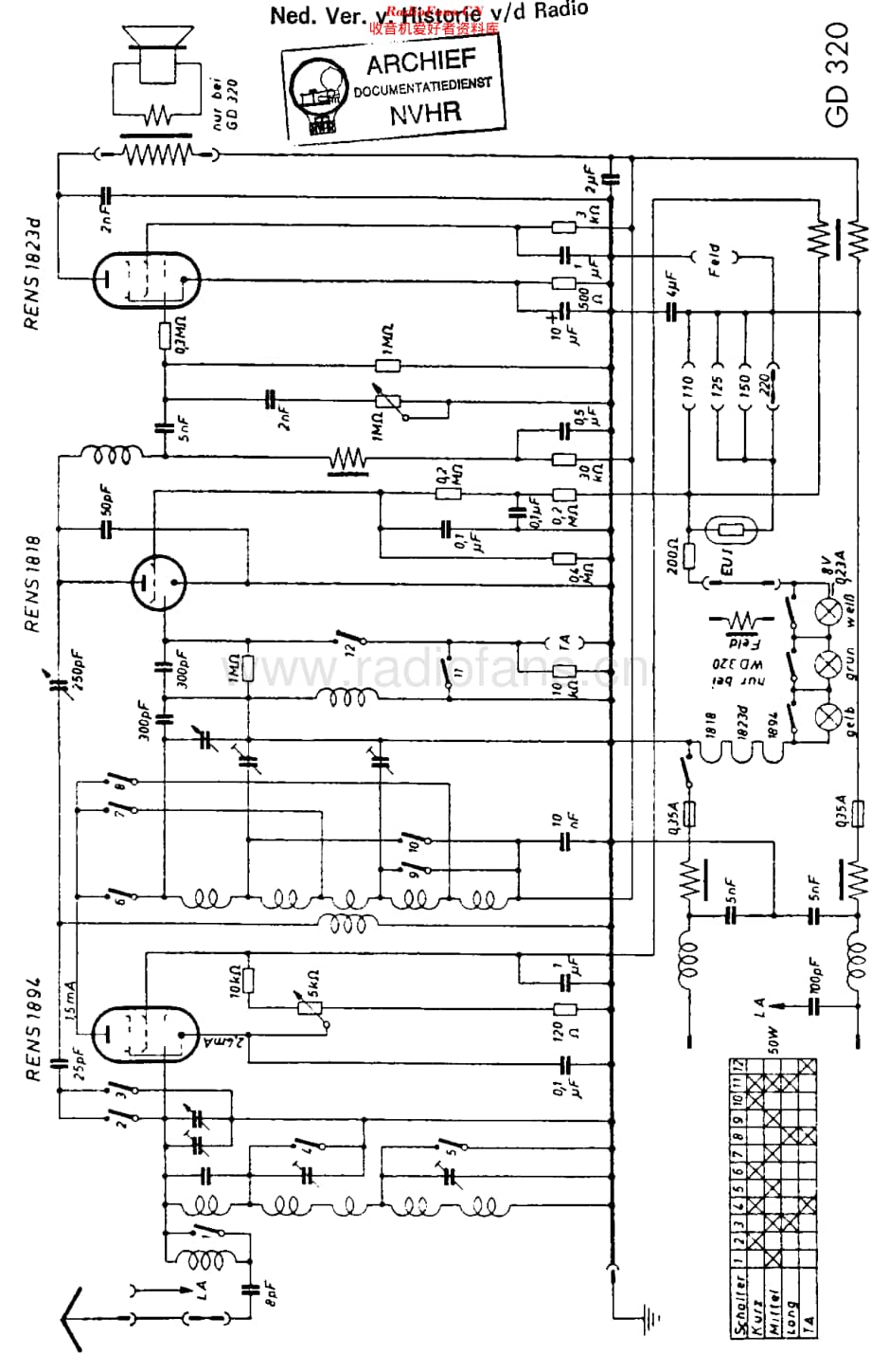 Lumophon_GD320维修电路原理图.pdf_第1页