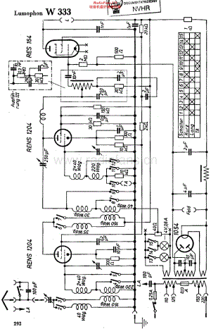 Lumophon_W333维修电路原理图.pdf