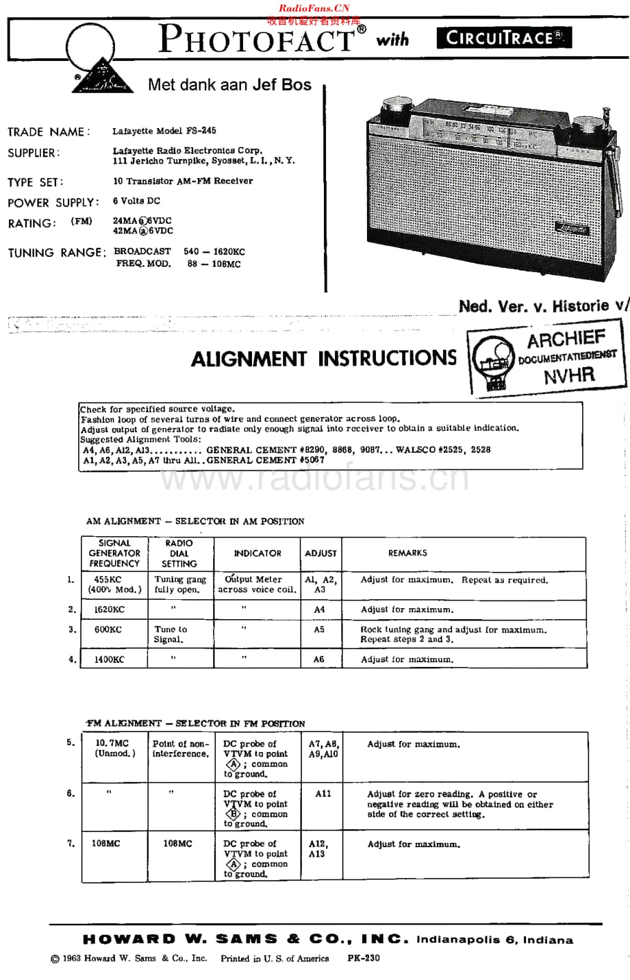 Lafayette_FS245维修电路原理图.pdf_第1页