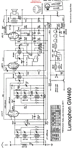 Lumophon_GW460维修电路原理图.pdf