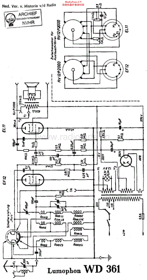 Lumophon_WD361维修电路原理图.pdf