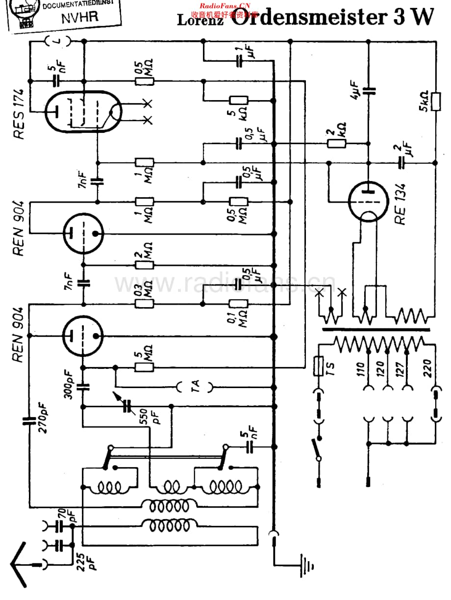 Lorenz_329WOrdensmeister3维修电路原理图.pdf_第2页