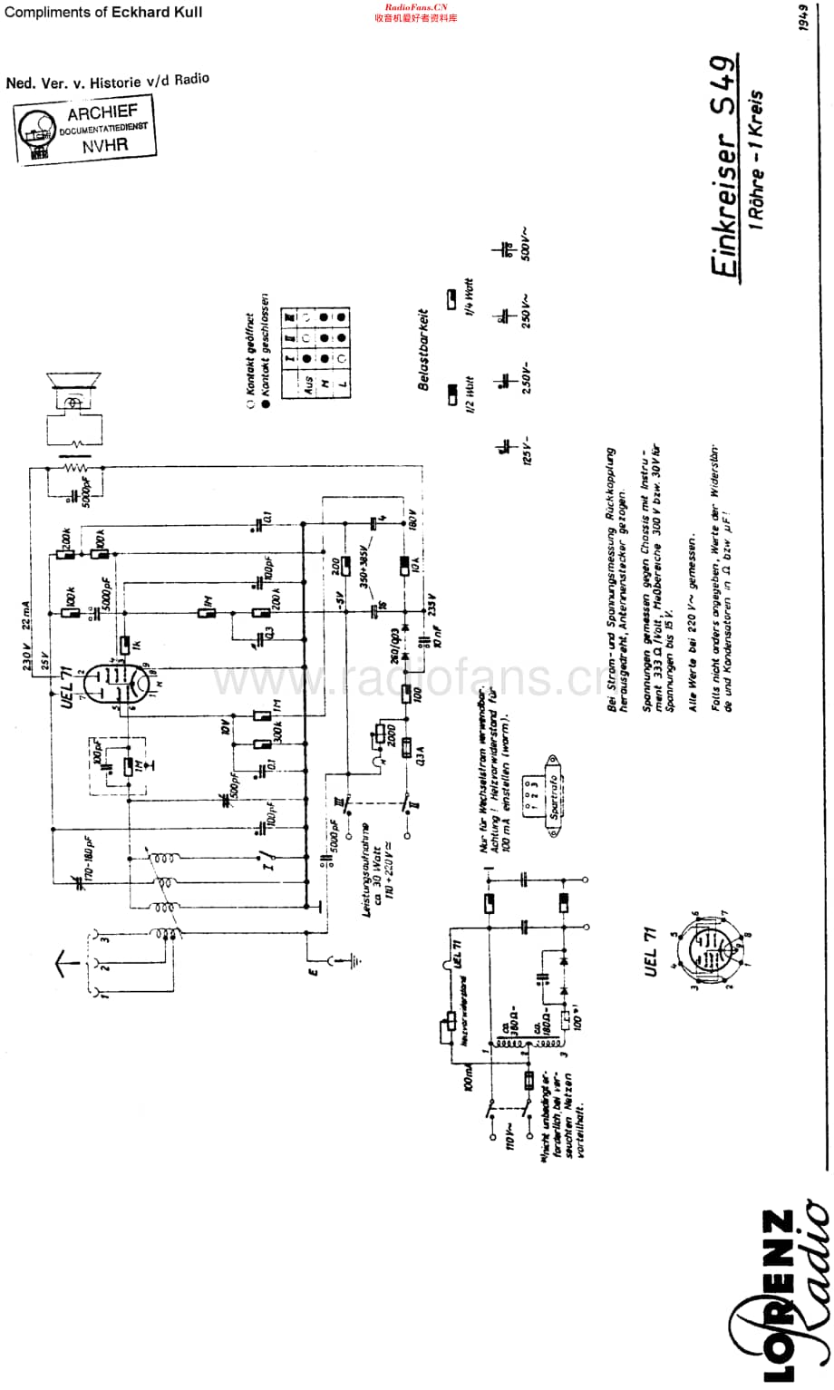 Lorenz_S49维修电路原理图.pdf_第1页