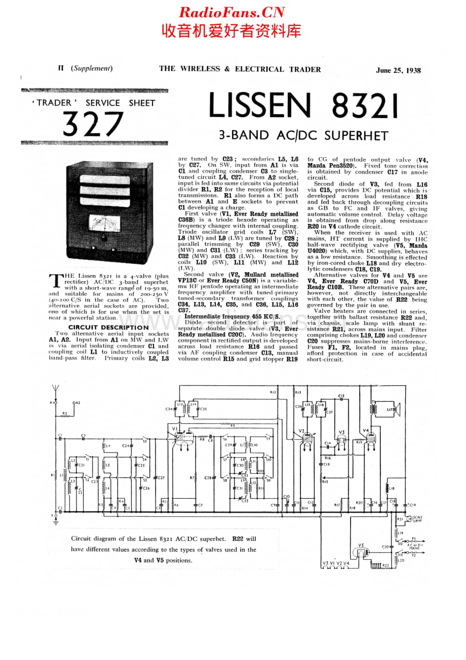 Lissen_8321维修电路原理图.pdf_第1页