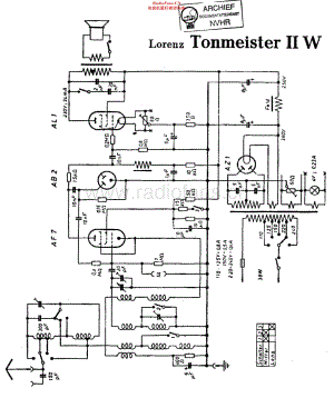 Lorenz_TonmeisterIIW维修电路原理图.pdf