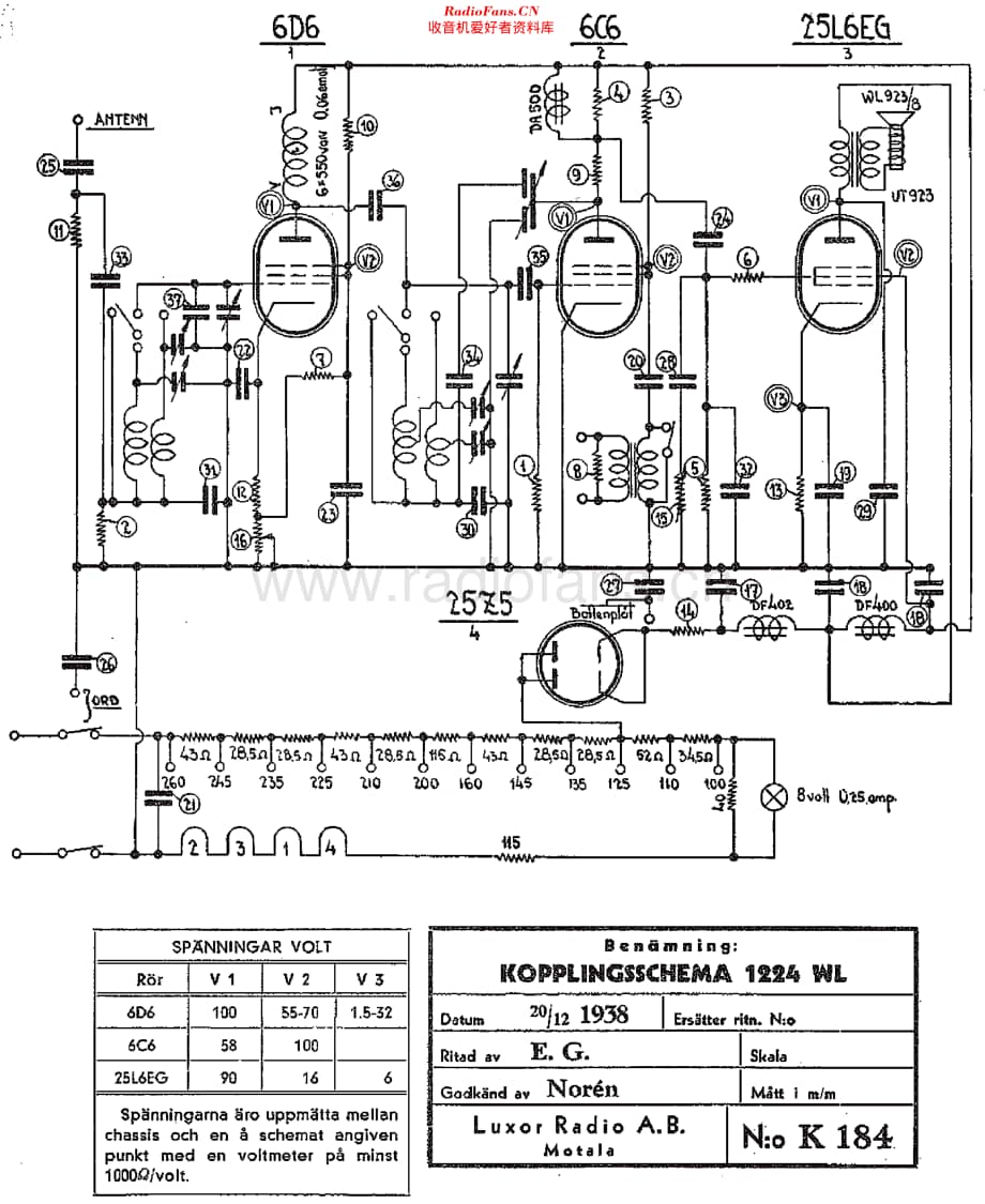 Luxor_1224WL维修电路原理图.pdf_第1页