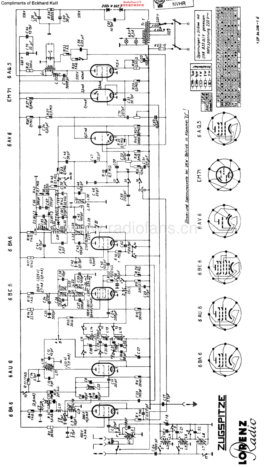 Lorenz_Zugspitze维修电路原理图.pdf_第1页
