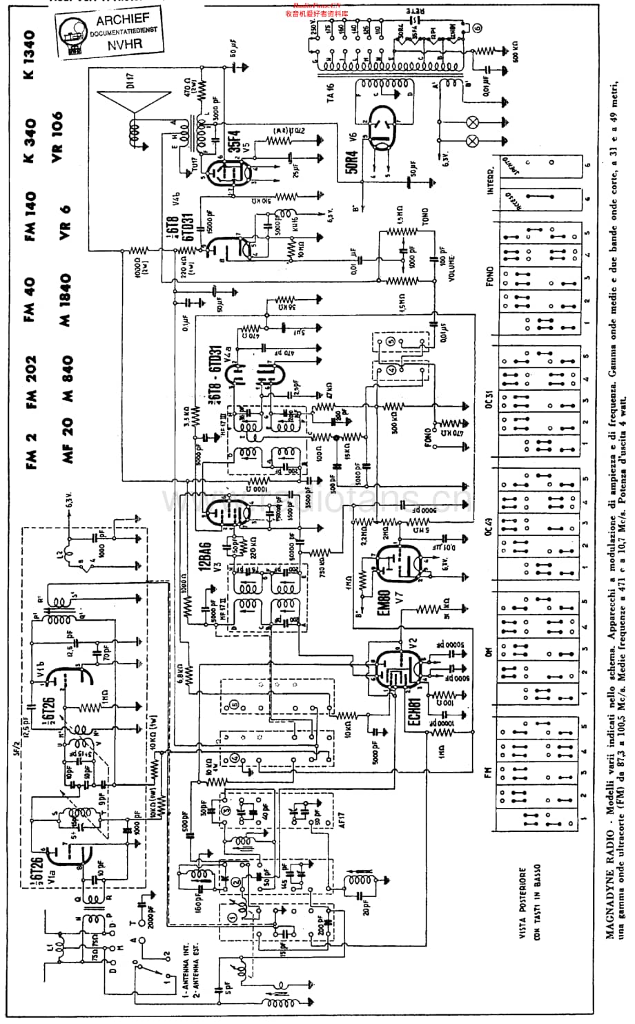 Magnadyne_FM40 维修电路原理图.pdf_第1页