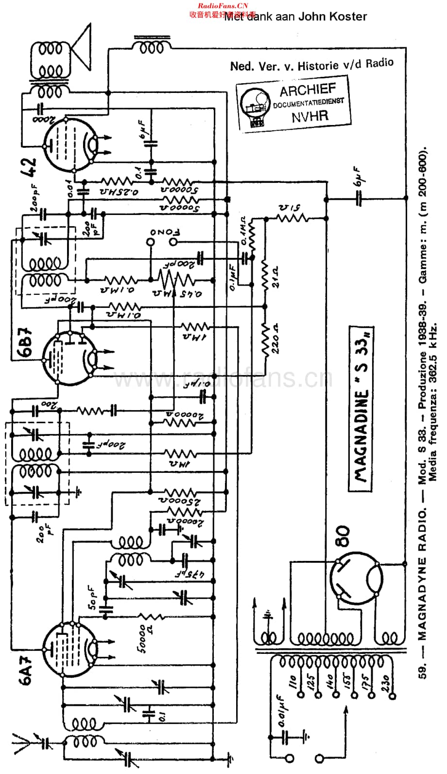 Magnadyne_S33 维修电路原理图.pdf_第1页