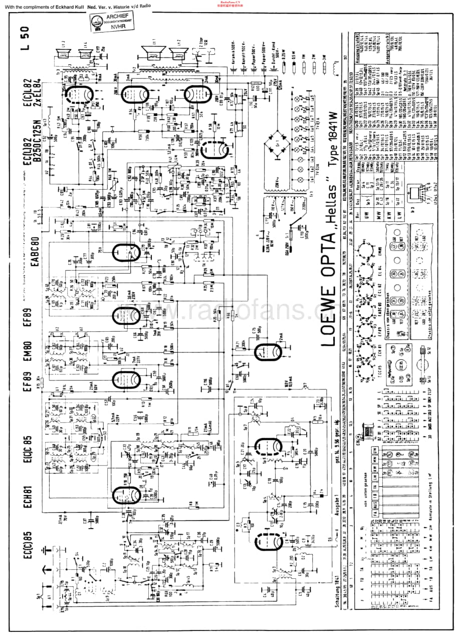 LoeweOpta_1841W维修电路原理图.pdf_第1页