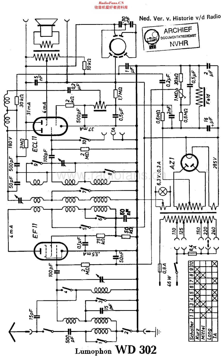 Lumophon_WD302维修电路原理图.pdf_第1页