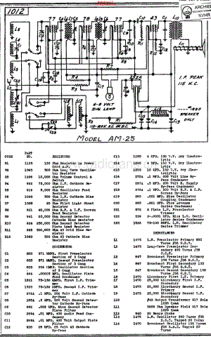 Lafayette_AM25维修电路原理图.pdf