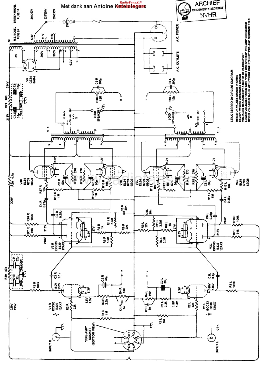 Leak_Stereo20维修电路原理图.pdf_第1页