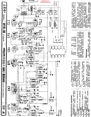 ManuFrance_MF36AR 维修电路原理图.pdf