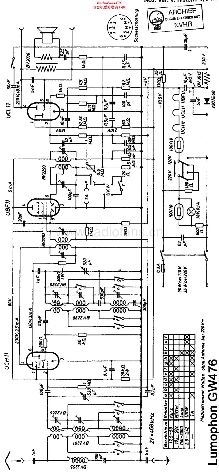 Lumophon_GW476维修电路原理图.pdf_第1页