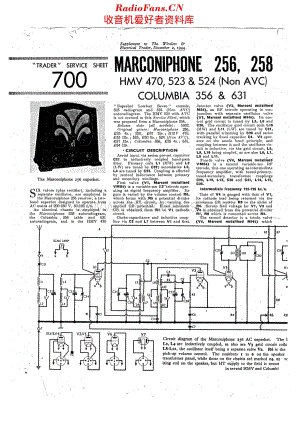 Marconiphone_256 维修电路原理图.pdf