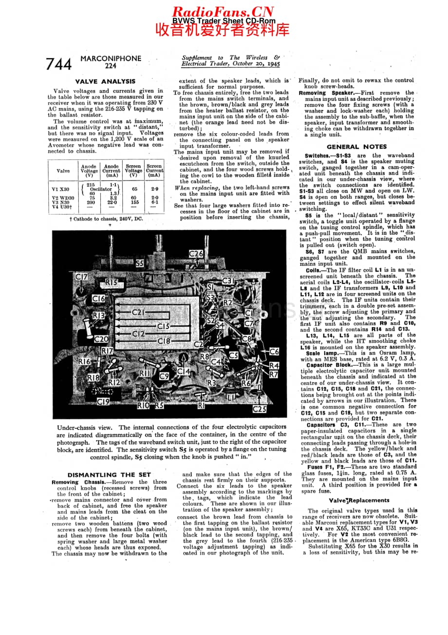Marconiphone_224 维修电路原理图.pdf_第3页