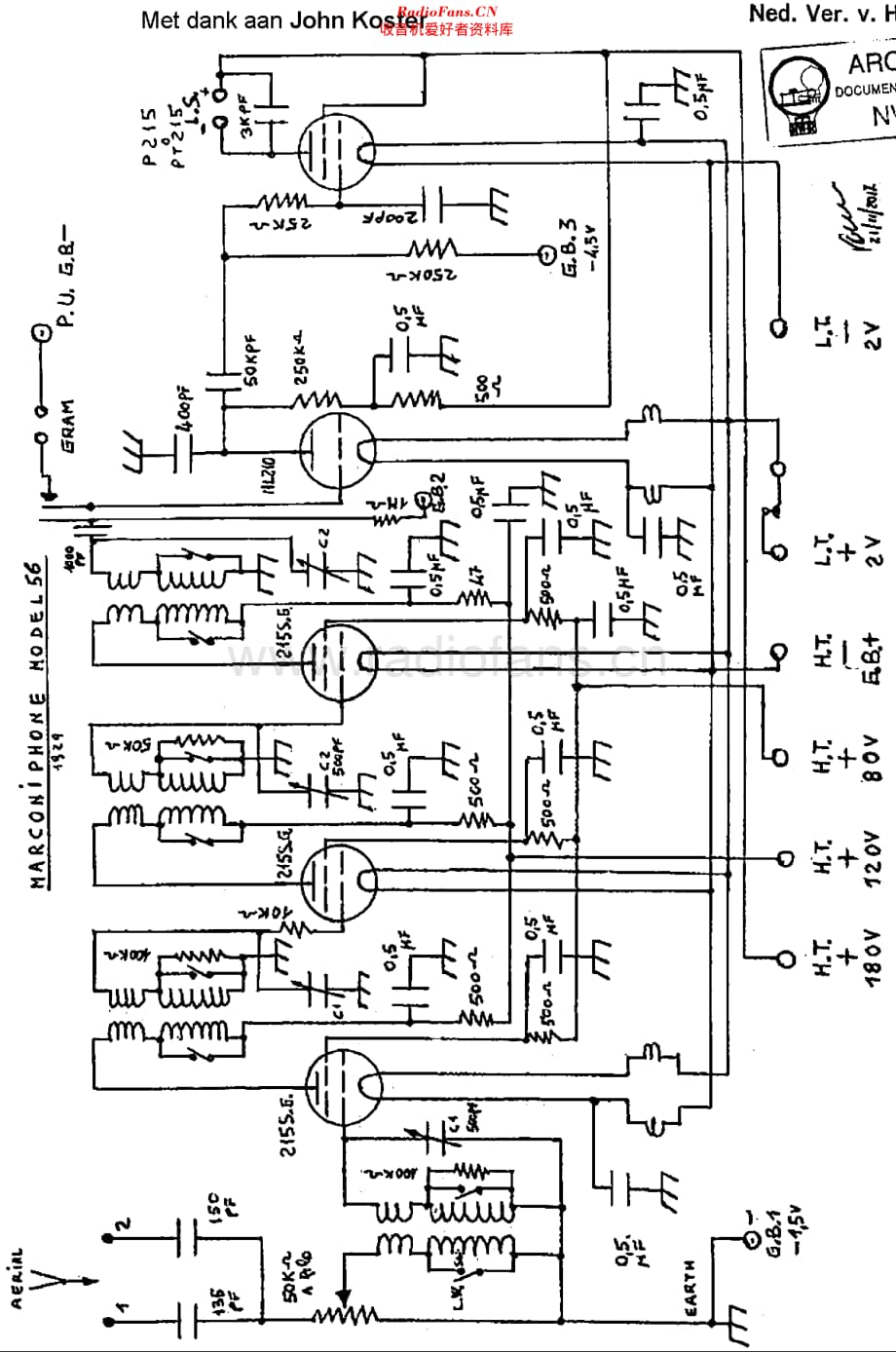 Marconiphone_56 维修电路原理图.pdf_第1页