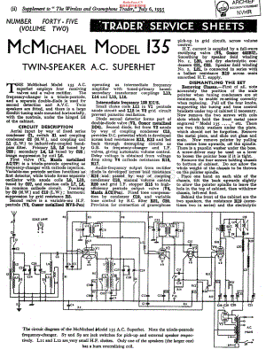 McMichael_135 维修电路原理图.pdf