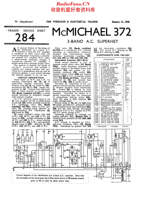 McMichael_372 维修电路原理图.pdf