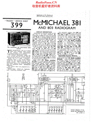 McMichael_381 维修电路原理图.pdf