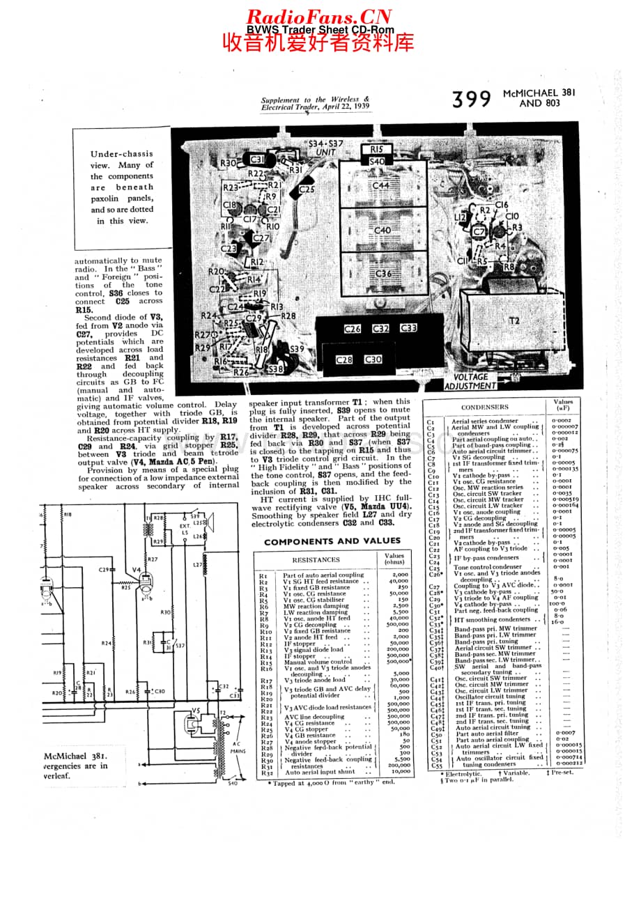 McMichael_381 维修电路原理图.pdf_第2页