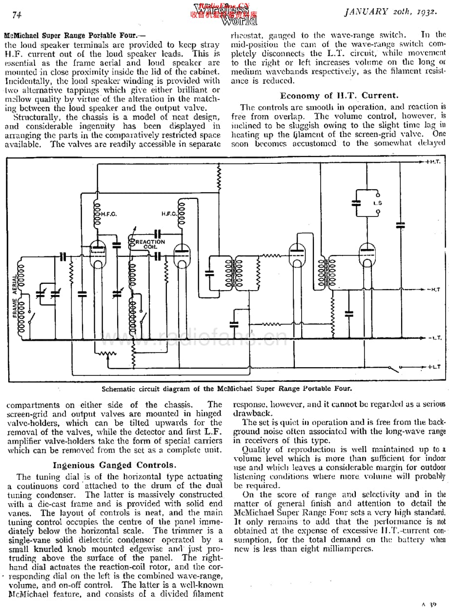 McMichael_SuperRangePortableFour32 维修电路原理图.pdf_第3页