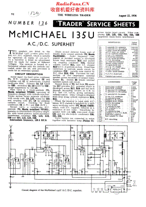 McMichael_135U 维修电路原理图.pdf