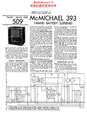 McMichael_393 维修电路原理图.pdf