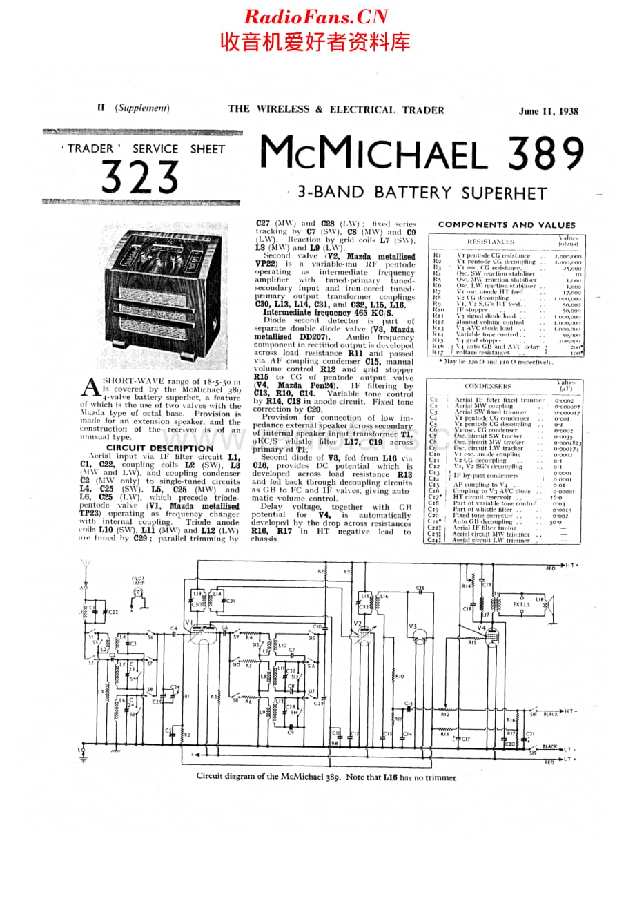 McMichael_389 维修电路原理图.pdf_第1页