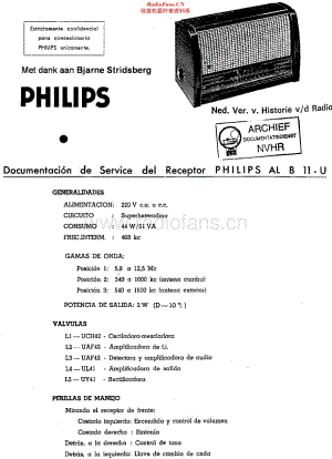 Philips_ALB11U 维修电路原理图.pdf