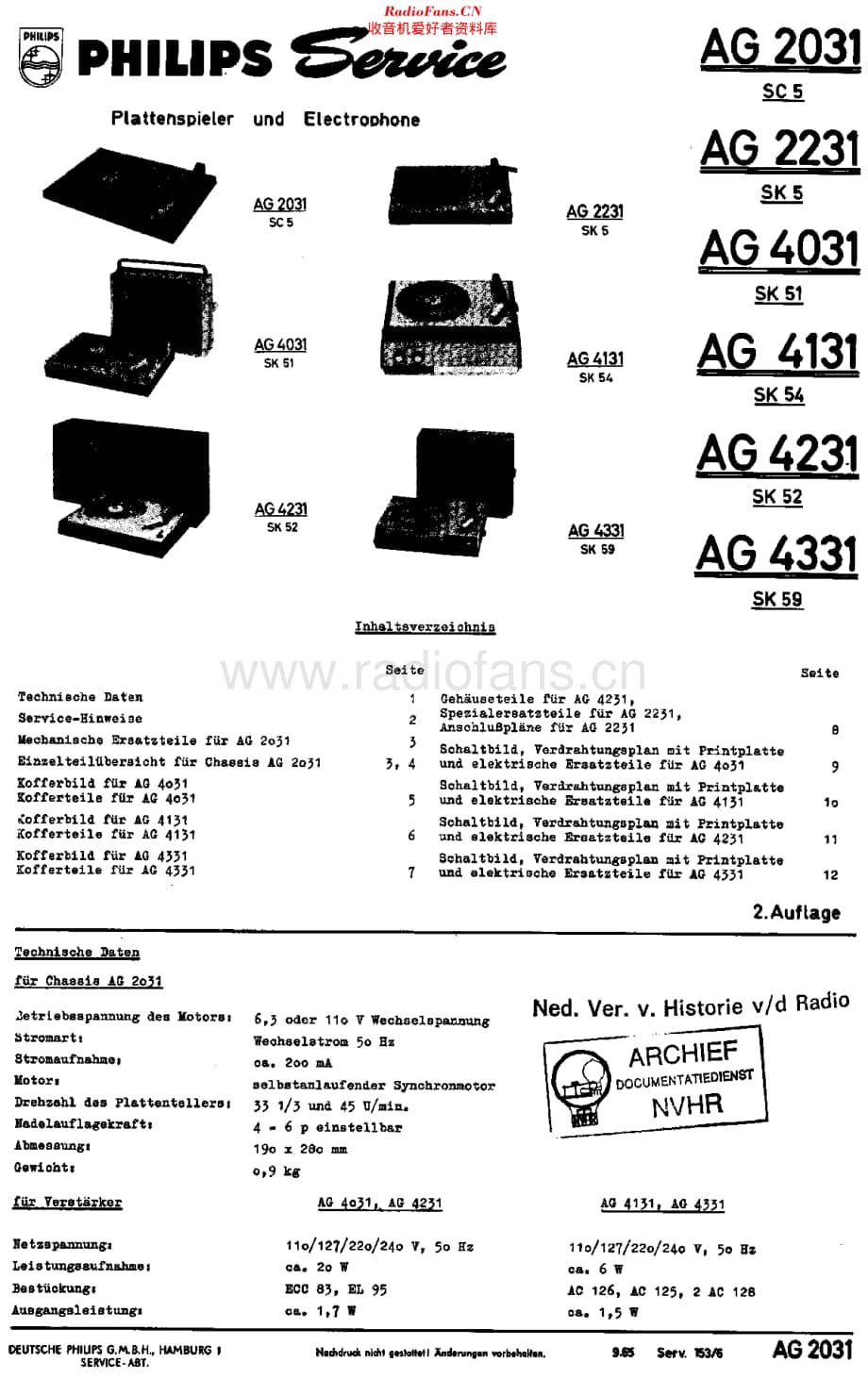 Philips_AG4231 维修电路原理图.pdf_第1页