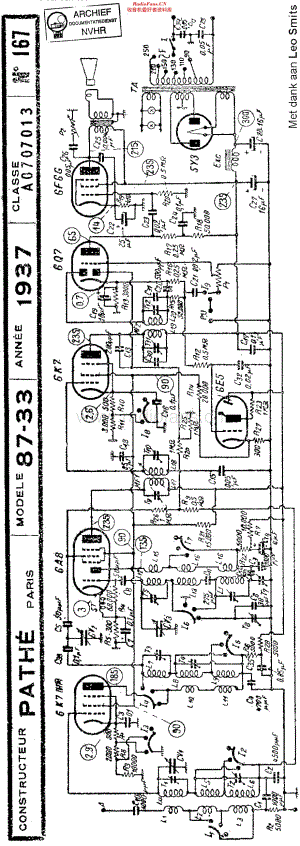 PatheMarconi_87-33 维修电路原理图.pdf
