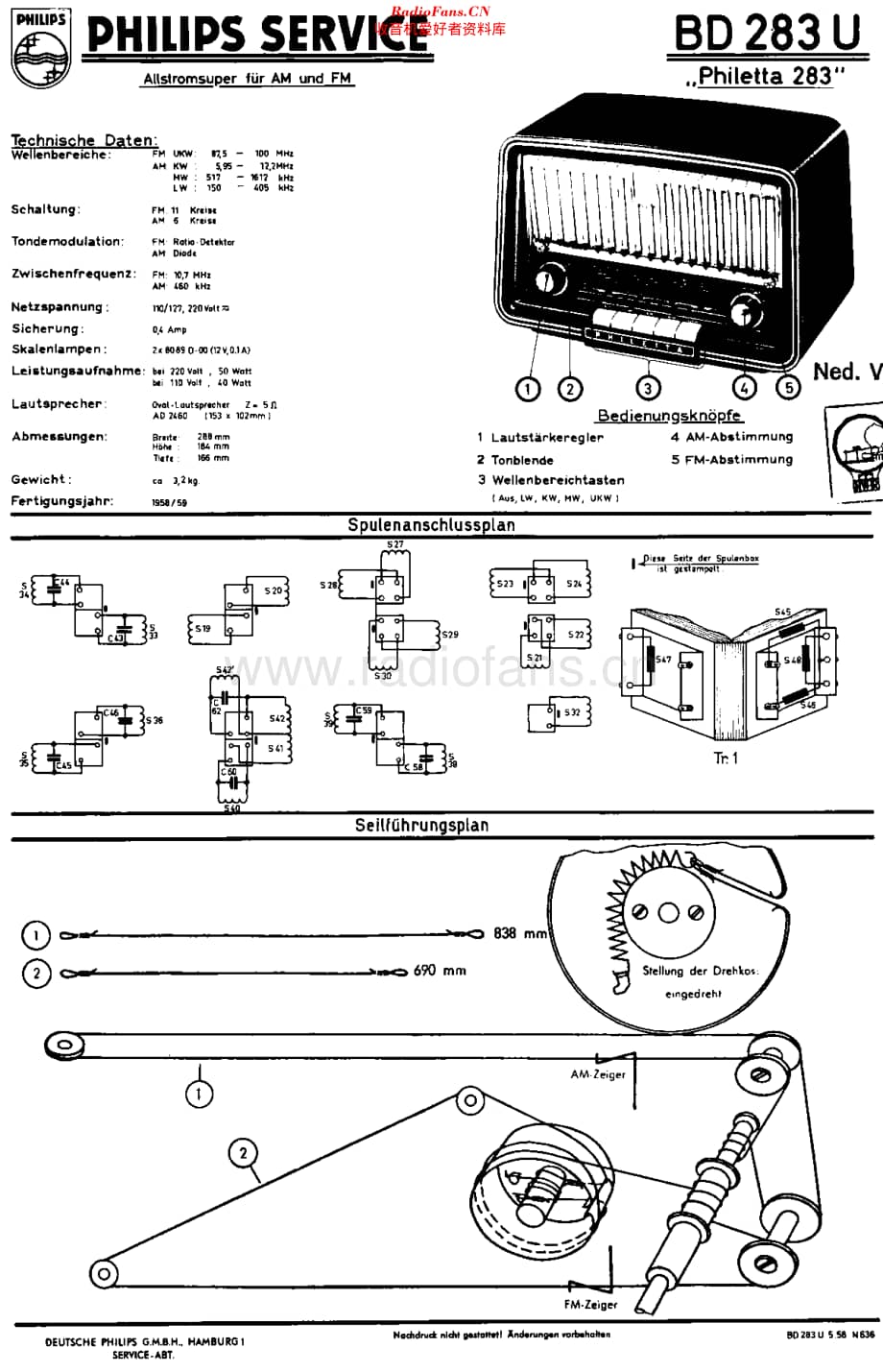 Philips_BD283U 维修电路原理图.pdf_第1页