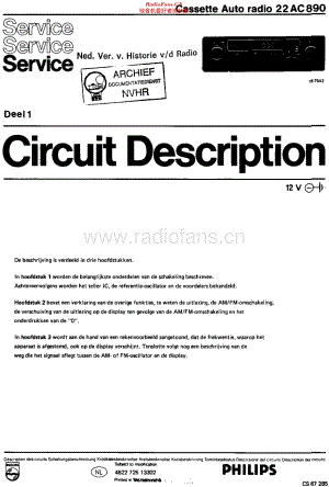 Philips_22AC890 维修电路原理图.pdf