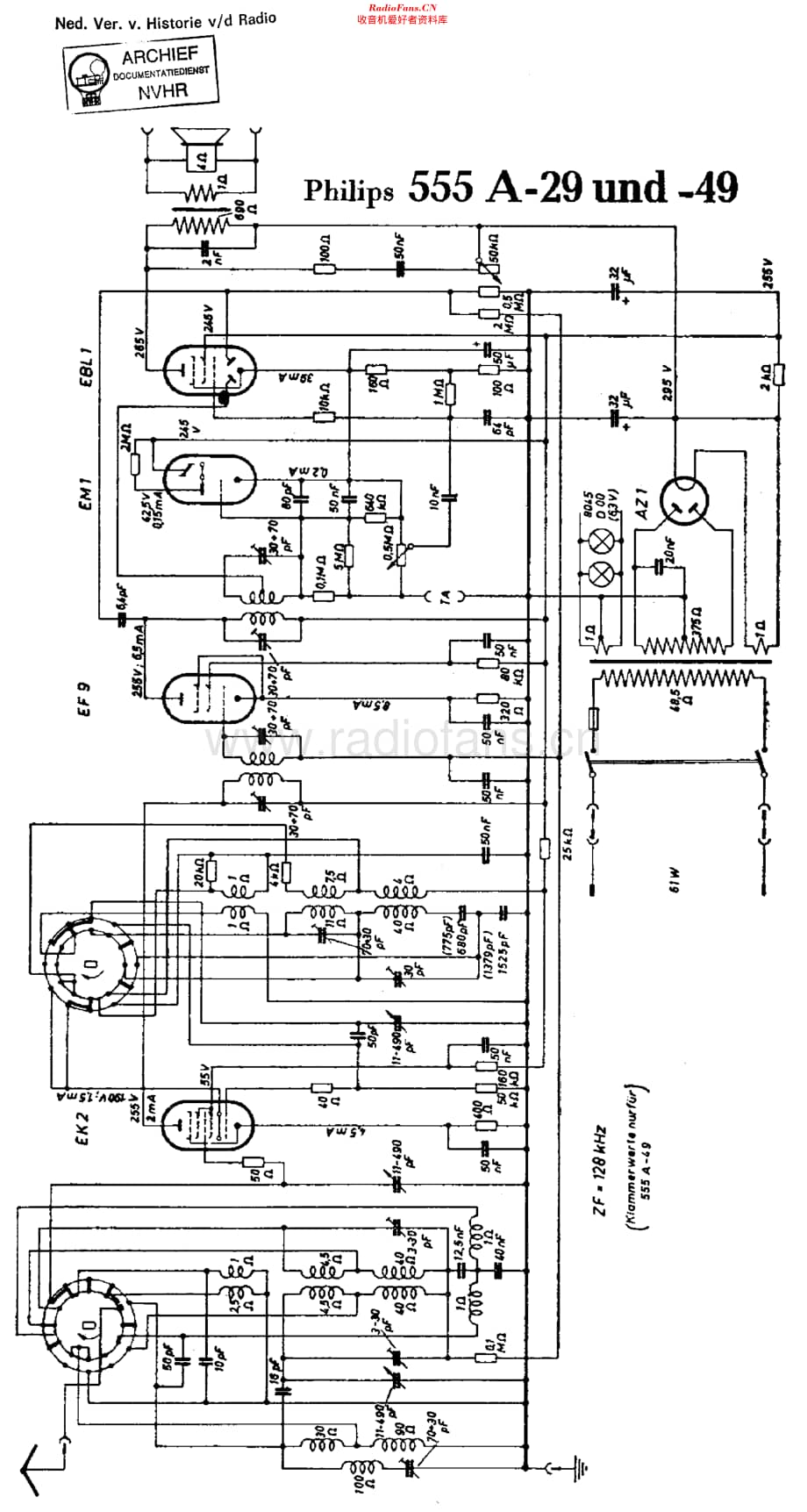 Philips_555A-29 维修电路原理图.pdf_第1页