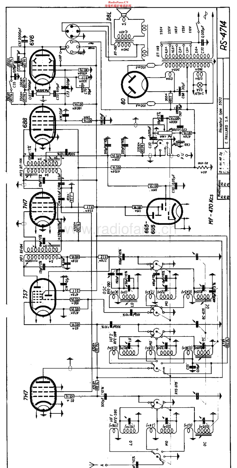 Paillard_5502 维修电路原理图.pdf_第1页