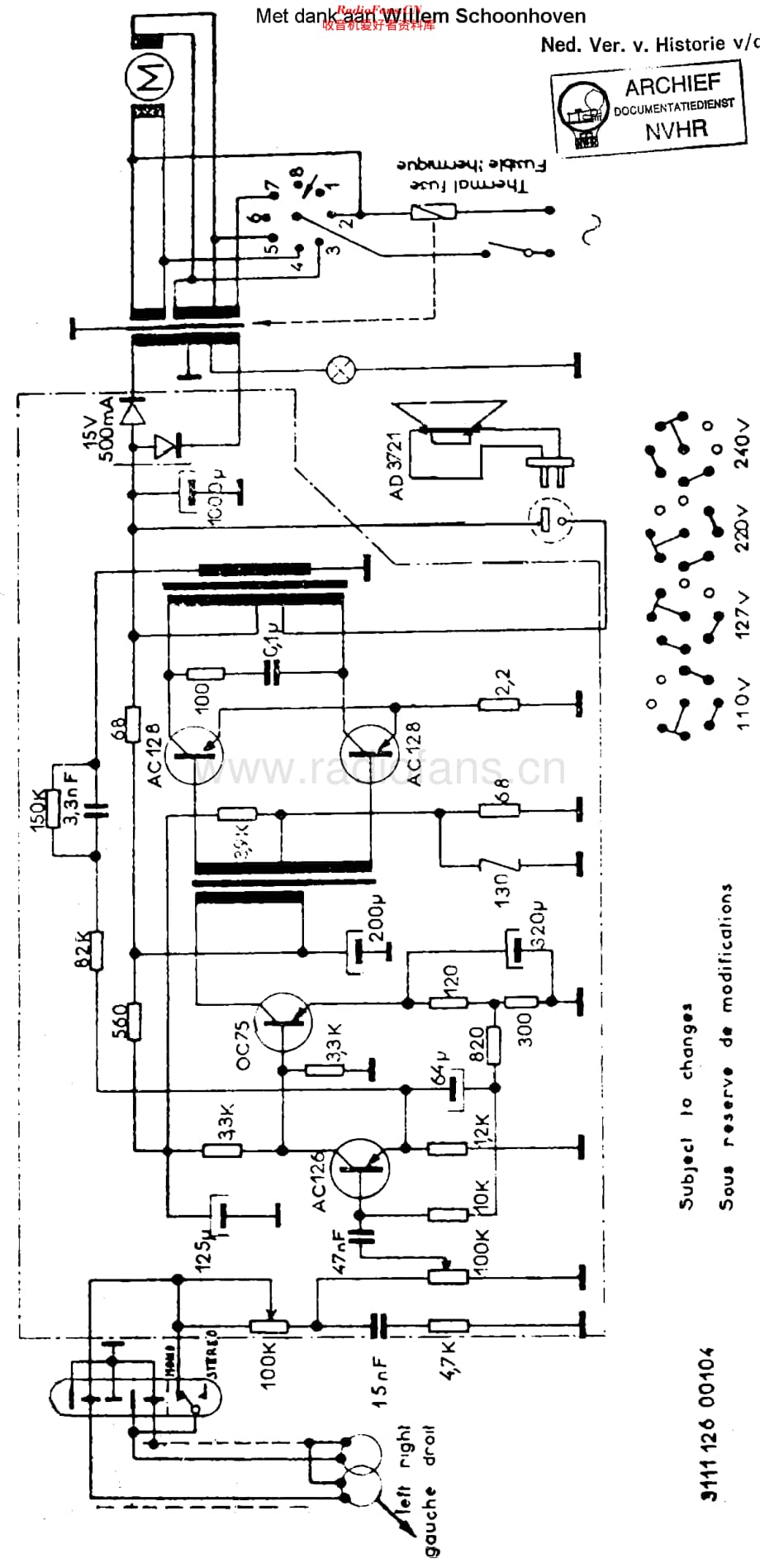 Philips_AG4257 维修电路原理图.pdf_第1页