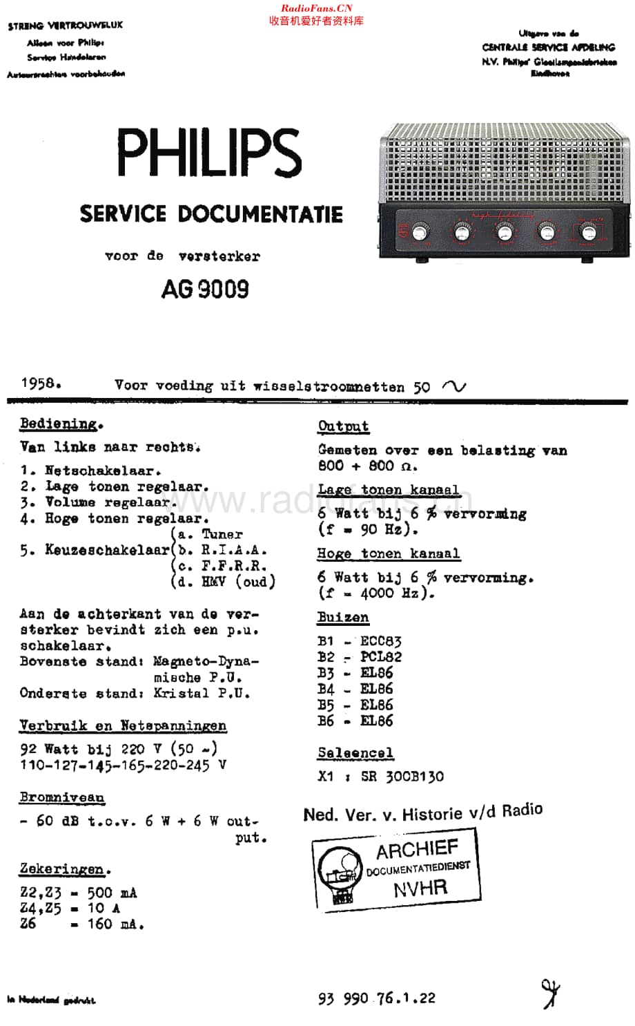 Philips_AG9009 维修电路原理图.pdf_第1页