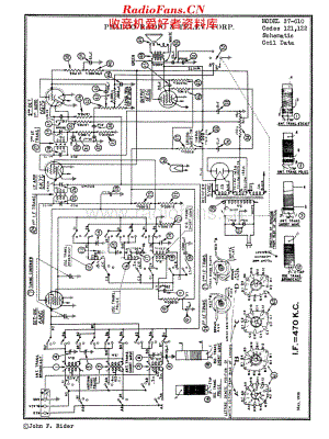 Philco_37-610 维修电路原理图.pdf
