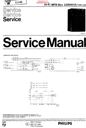 Philips_22RH545 维修电路原理图.pdf