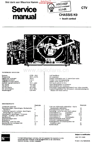 Philips_K9维修电路原理图.pdf