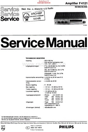 Philips_F4121维修电路原理图.pdf