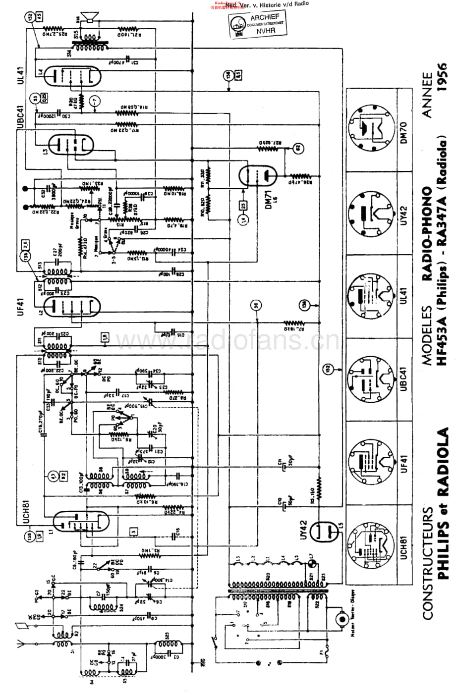 Philips_HF453A维修电路原理图.pdf_第1页