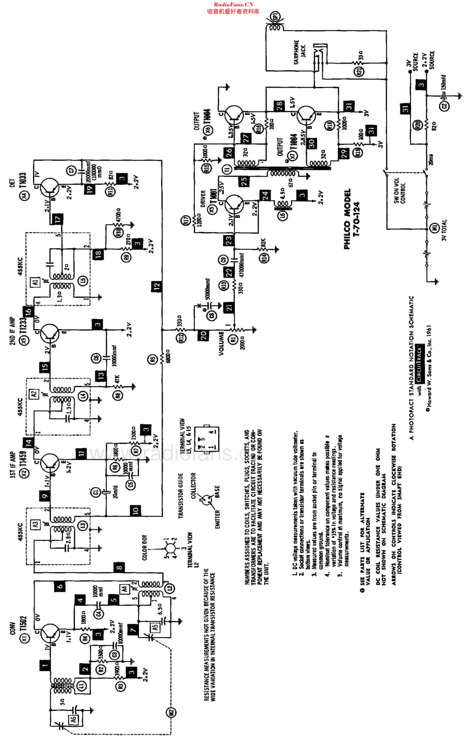 Philco_T70 维修电路原理图.pdf_第2页