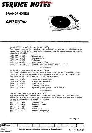 Philips_AG2057 维修电路原理图.pdf