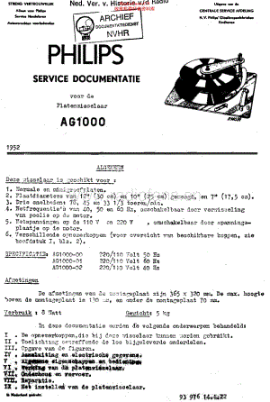 Philips_AG1000 维修电路原理图.pdf