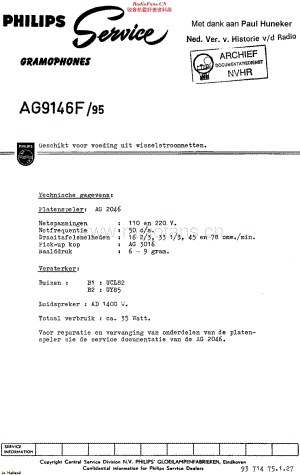 Philips_AG9146F 维修电路原理图.pdf