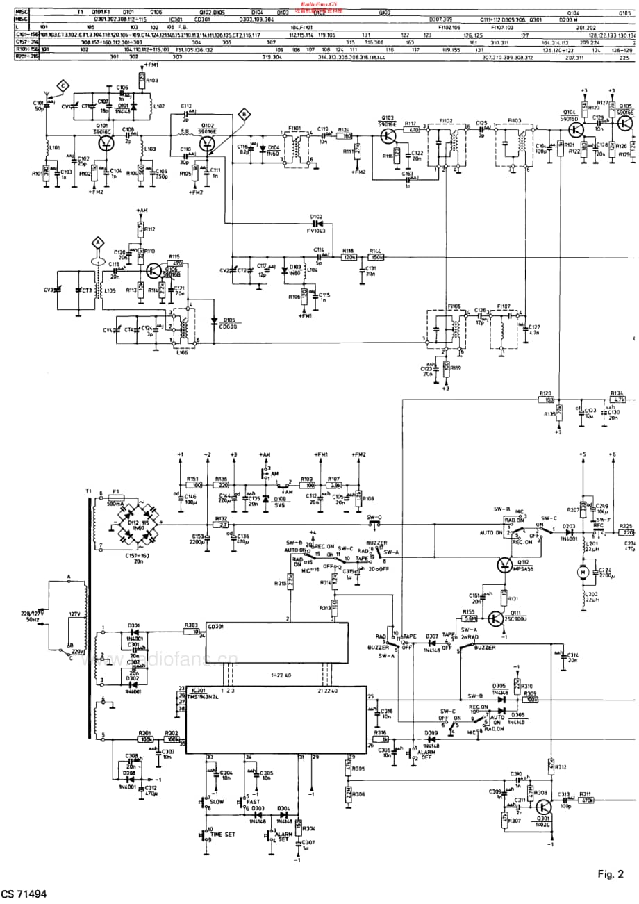 Philips_90ARC16 维修电路原理图.pdf_第3页
