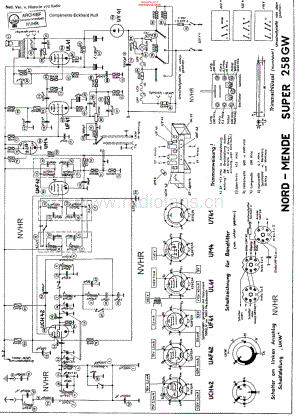 Nordmende_258GW维修电路原理图.pdf